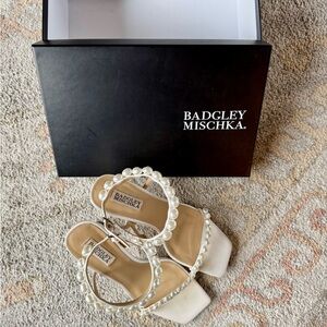 Badgley Mischka Embellished Heels